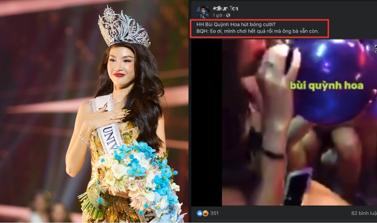 Ban tổ chức Miss Universe Vietnam 2023 xác minh clip Bùi Quỳnh Hoa hút 'bóng cười'