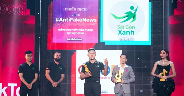 Nhóm Sài Gòn Xanh được vinh danh tại TikTok Awards Việt Nam 2023